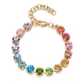 Fashion - Armband Kristaller Kristaller Mix Rainbow