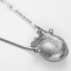 Björg Jewellery - Halsband Anatomiskt Hjärta Large Svart