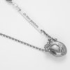 Björg Jewellery - Halsband Anatomiskt Hjärta Medium Kort Svart