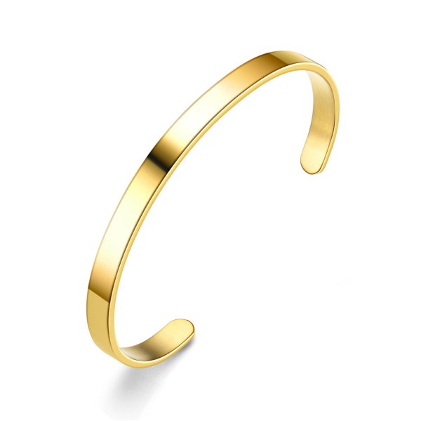 Eron - Armband Plain Guld