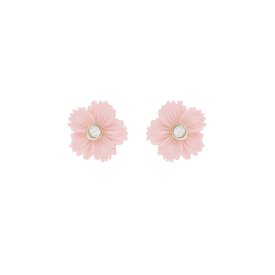 Snö of Sweden Örhängen Florette Rosa Studs