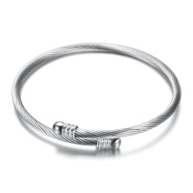 Anna K Jewelry - Armband Cable Stål
