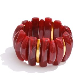 Anna K Jewelry - Armband Resin Max Cerise