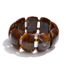 Anna K Jewelry - Armband Resin Mila Brun