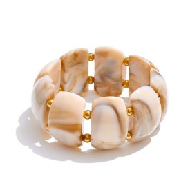 Anna K Jewelry - Armband Resin Mila Sand