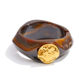 Anna K Jewelry - Armband Resin Muse Brun