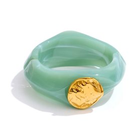 Anna K Jewelry - Armband Resin Muse Grön