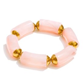 Anna K Jewelry - Armband Resin Soft Rosa