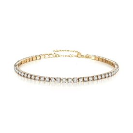 Anna K Jewelry - Armband Tennis 0,2 Guld Klar