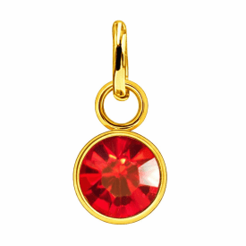 Anna K Jewelry - Berlock Månadssten Januari Guld