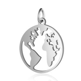 Anna K Jewelry - Berlock Symbols Jorden Stål