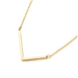 Anna K Jewelry - Halsband Bokstav L Guld