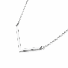 Anna K Jewelry - Halsband Bokstav L Stål
