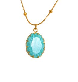 Anna K Jewelry - Halsband Turquesa Stone