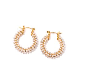 Anna K Jewelry - Örhängen Chunky Pearl