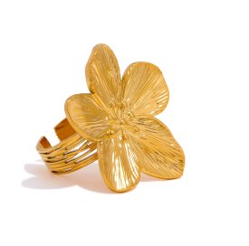 Anna K Jewelry - Ring Fashion Flower Guld