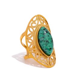 Anna K Jewelry - Ring Fashion Turquoise Stylish