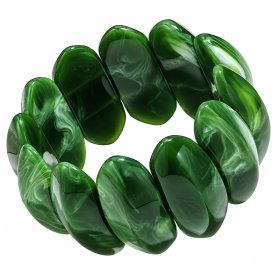 Armband Resin Marble Chunky Forest