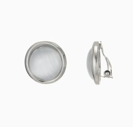Belle Miss Paris - Clipsörhängen Jacoba Silver