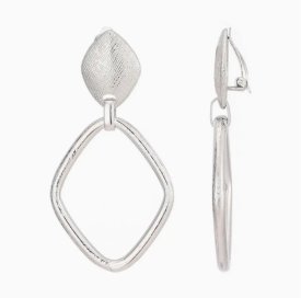 Belle Miss Paris - Clipsörhängen Nardine Silver