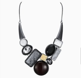 Belle Miss Paris - Halsband Chleo Svart Mix