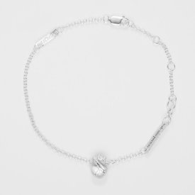 Björg Jewellery - Armband Anatomiskt Hjärta Silver