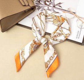 Blingit Select - Scarf Amélie Orange Chain