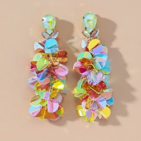 Blossom Bijoux - Clipsörhängen Confetti Glam Multi