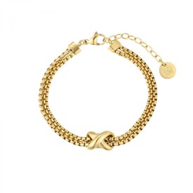 Bud To Rose - Armband Cross Guld