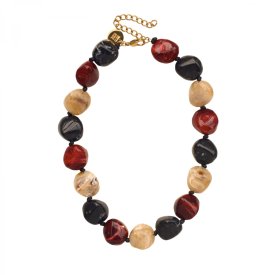 Bud To Rose - Halsband Resin Vibe Red Mix
