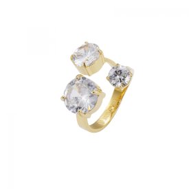 Bud To Rose - Ring Brea All Crystal Guld