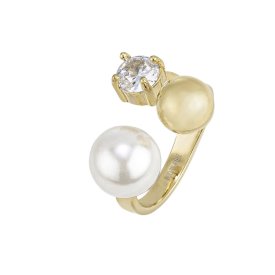 Bud To Rose - Ring Ice Pearl Guld