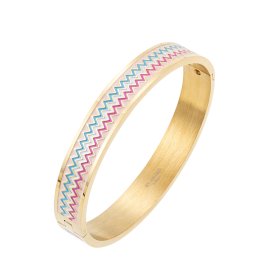 By Jolima - Armband Antibes Bangle Multi Rosa