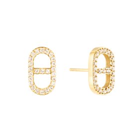 By Jolima - Örhängen Celine Crystal Guld