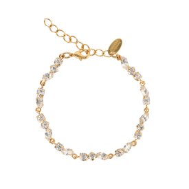 Caroline Svedbom - Armband Alelia Guld Crystal