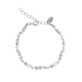 Caroline Svedbom - Armband Alelia Rhodium Crystal