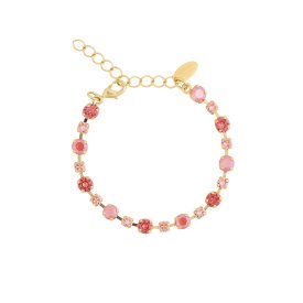 Caroline Svedbom - Armband Calanthe Guld Light Coral Combo