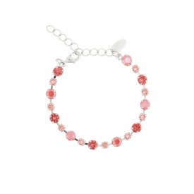 Caroline Svedbom - Armband Calanthe Rhodium Light Coral Combo