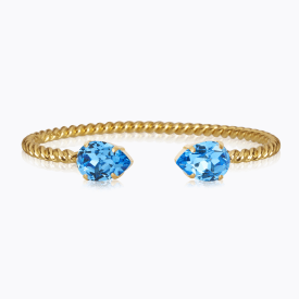 Caroline Svedbom - Armband Mini Drop Guld Recreated Iceblue