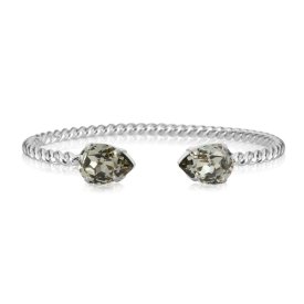 Caroline Svedbom - Armband Mini Drop Rhodium Black Diamond