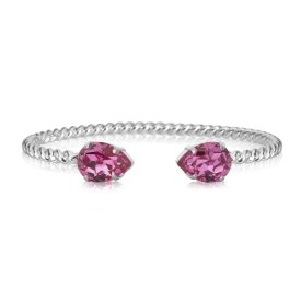 Caroline Svedbom - Armband Mini Drop Rhodium Dark Rose