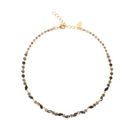 Caroline Svedbom - Halsband Alelia Guld Jet Combo