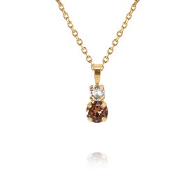 Caroline Svedbom - Halsband Leah Guld Topaz Combo