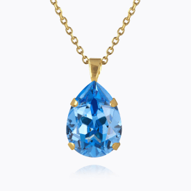 Caroline Svedbom - Halsband Mini Drop Guld Recreated Iceblue
