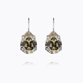 Caroline Svedbom - Örhängen Claps Mini Drop Rhodium Black Diamond