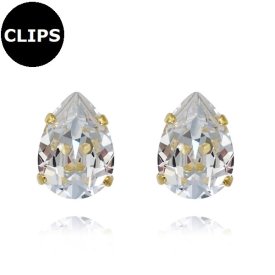 Caroline Svedbom - Örhängen CLIPS Mini Drop Stud Guld Crystal