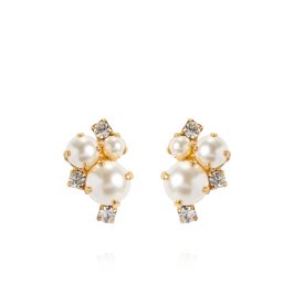 Caroline Svedbom - Örhängen Molly Guld Pearl Crystal