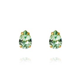 Caroline Svedbom - Örhängen Petite Drop Stud Guld Chrysolite