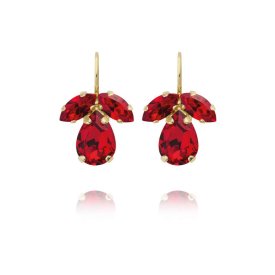 Caroline Svedbom - Örhängen Petite Timo Guld Light Siam