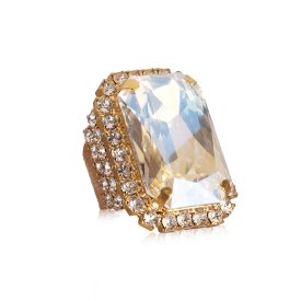 Caroline Svedbom - Ring Alexa Guld Moonlight Crystal